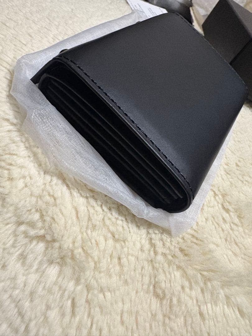 エムピウ m+ millefoglie II P25 財布　ブラック