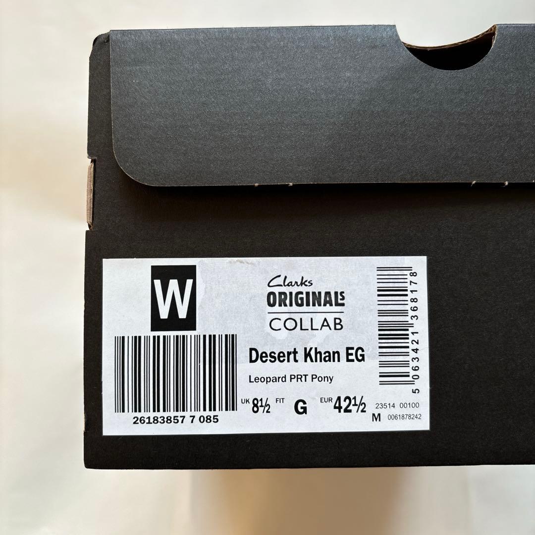 新品 ¥31,900 EG X CLARKS DESERT KHAN UK8.5