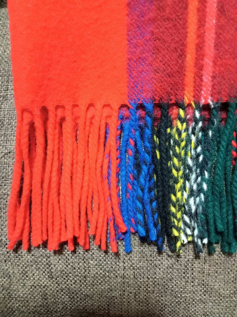 美品　ジョンストンズ　大判カシミヤストール　ロイヤルスチュアート