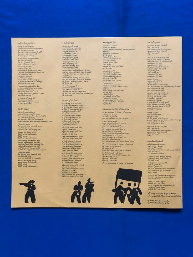 LPレコード♢スパンダー・バレエ♢WWS-91085♢うg4928w43