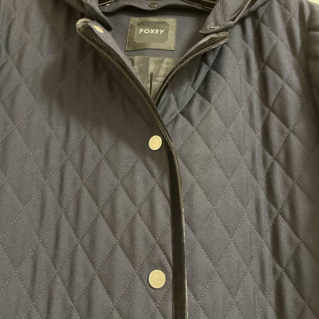 週末価格　FOXEY キルティング中綿コート　完売　38