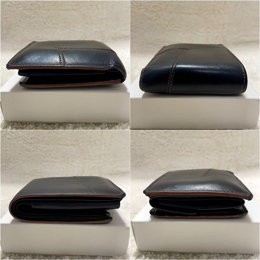 箱付き LOEWE ロエベ パズル バイフォールド 二つ折り財布 ブラック