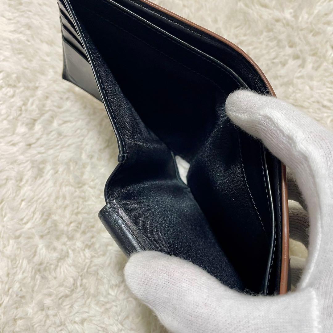 箱付き LOEWE ロエベ パズル バイフォールド 二つ折り財布 ブラック