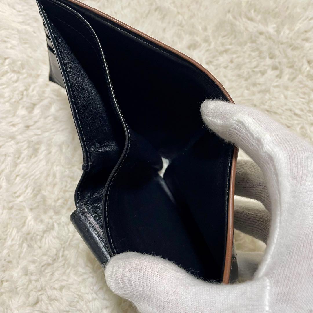 箱付き LOEWE ロエベ パズル バイフォールド 二つ折り財布 ブラック
