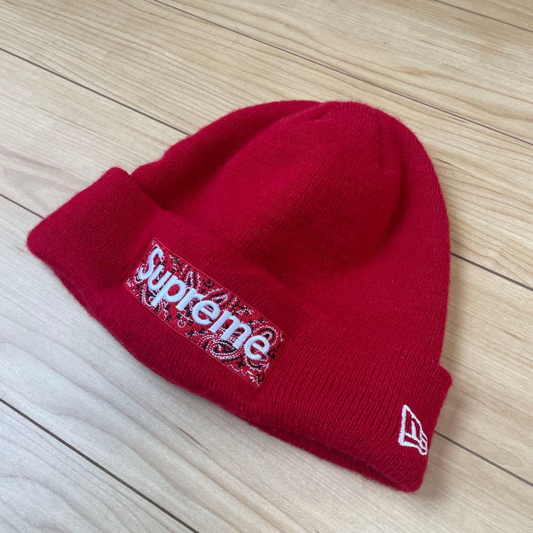 帽子 Supreme 19FW NewEra BoxLogo Beanie