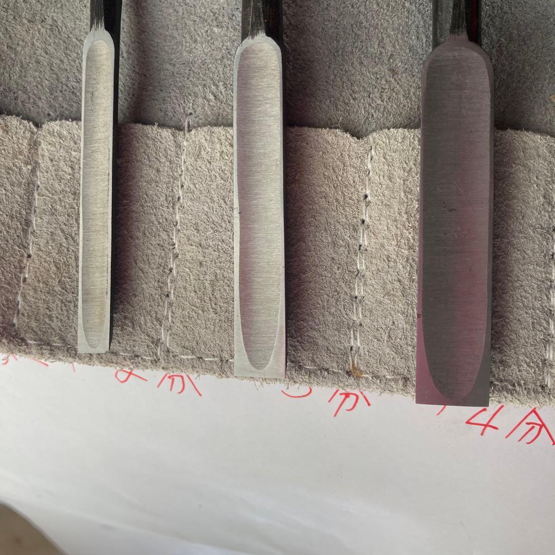 東京製　二代目左久作追入鑿　七本組