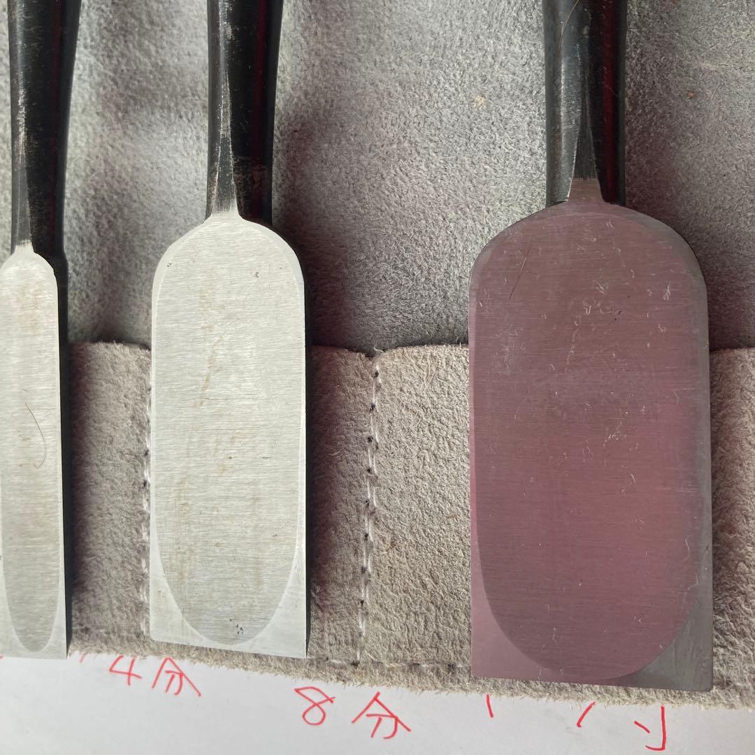 東京製　二代目左久作追入鑿　七本組