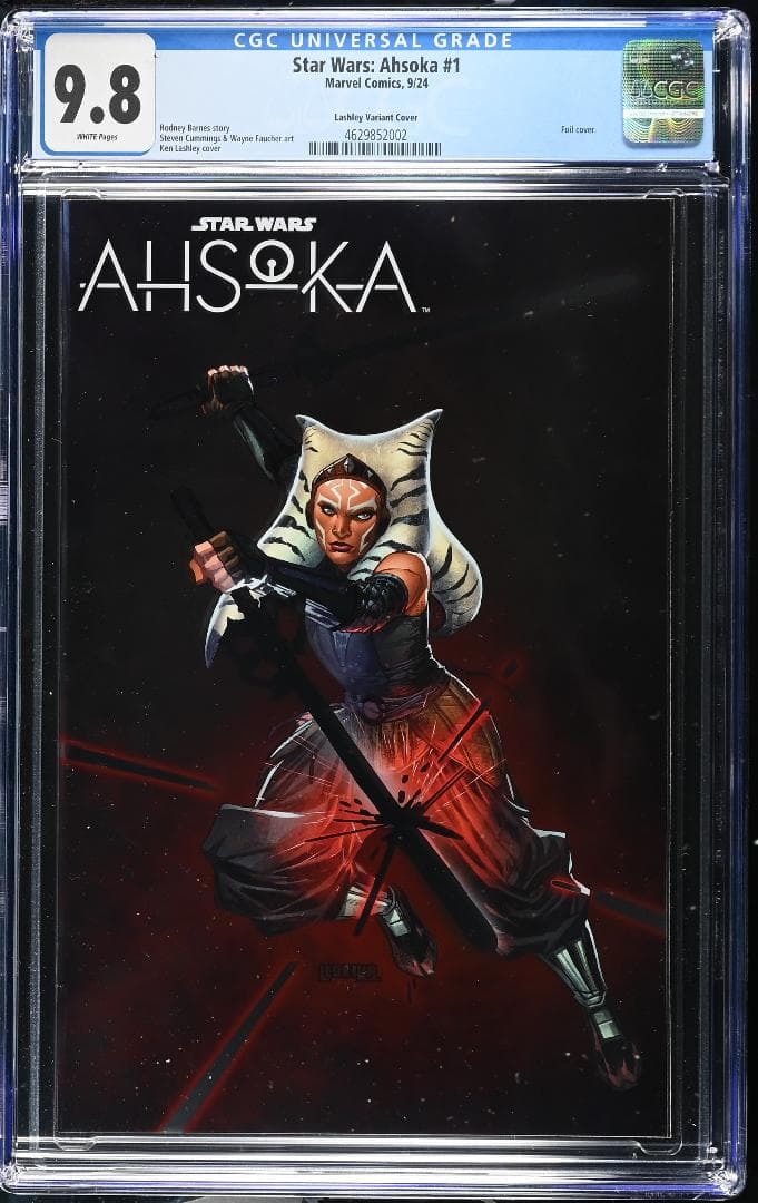 アメコミリーフ　Star Wars: Ahsoka #1 CGC 9.8