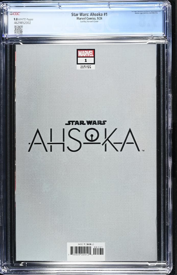 アメコミリーフ　Star Wars: Ahsoka #1 CGC 9.8