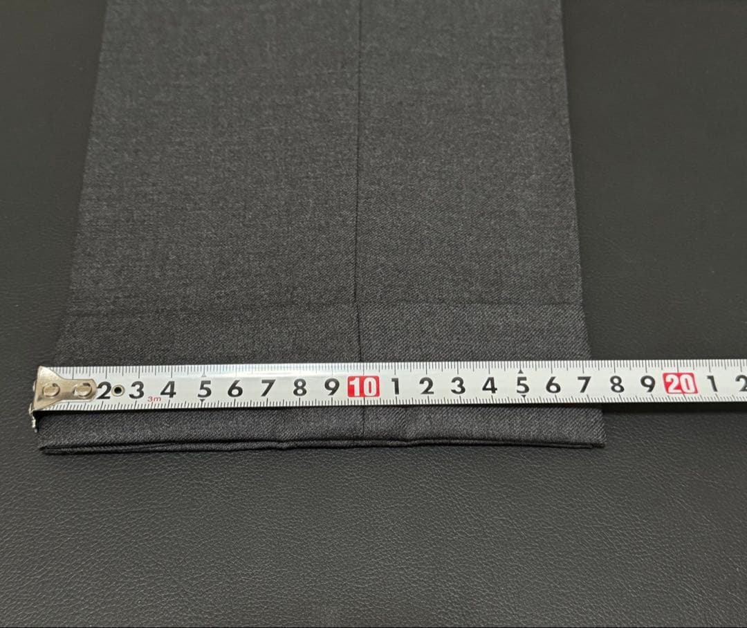 【定価約35万円】Zegna チャコールグレー スリーピース 46size