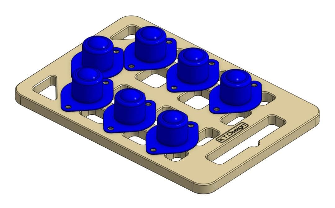 【新設計！】めざせ高回転！ボウリングボール リリース練習器 ボードタイプ！