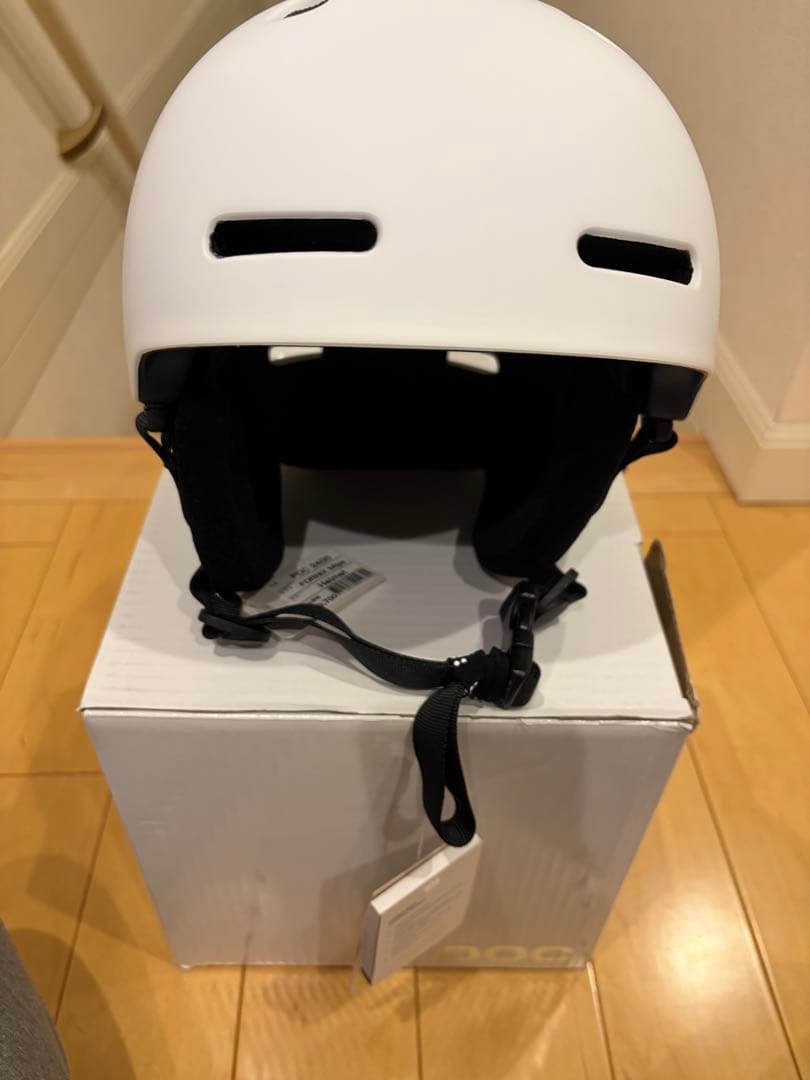 大人気　POC ホワイトヘルメット　ML55-58cm