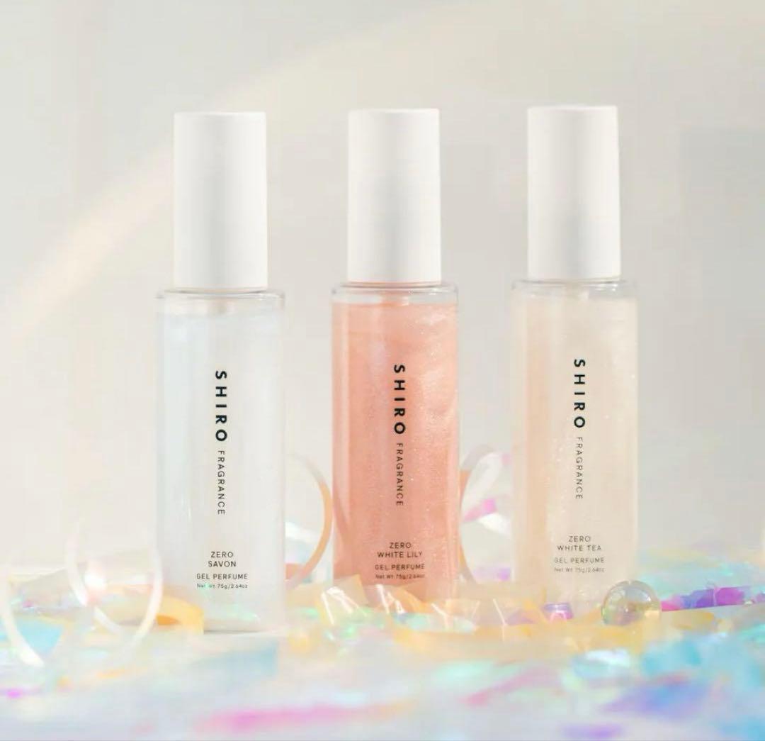 SHIRO ジェルパフューム 3本セット　サボン ホワイトリリー ホワイトティー