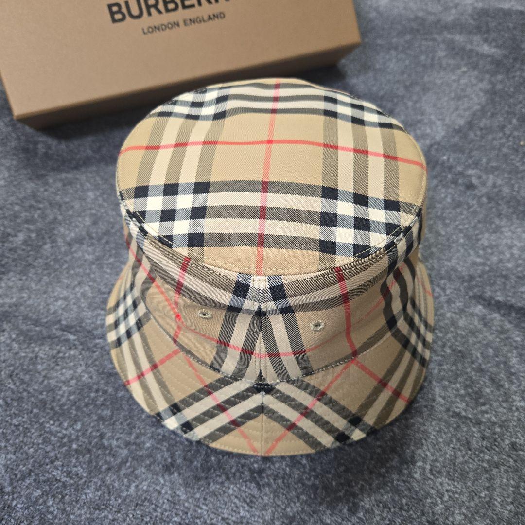 R*様 BURBERRY チェック柄 バケットハット M