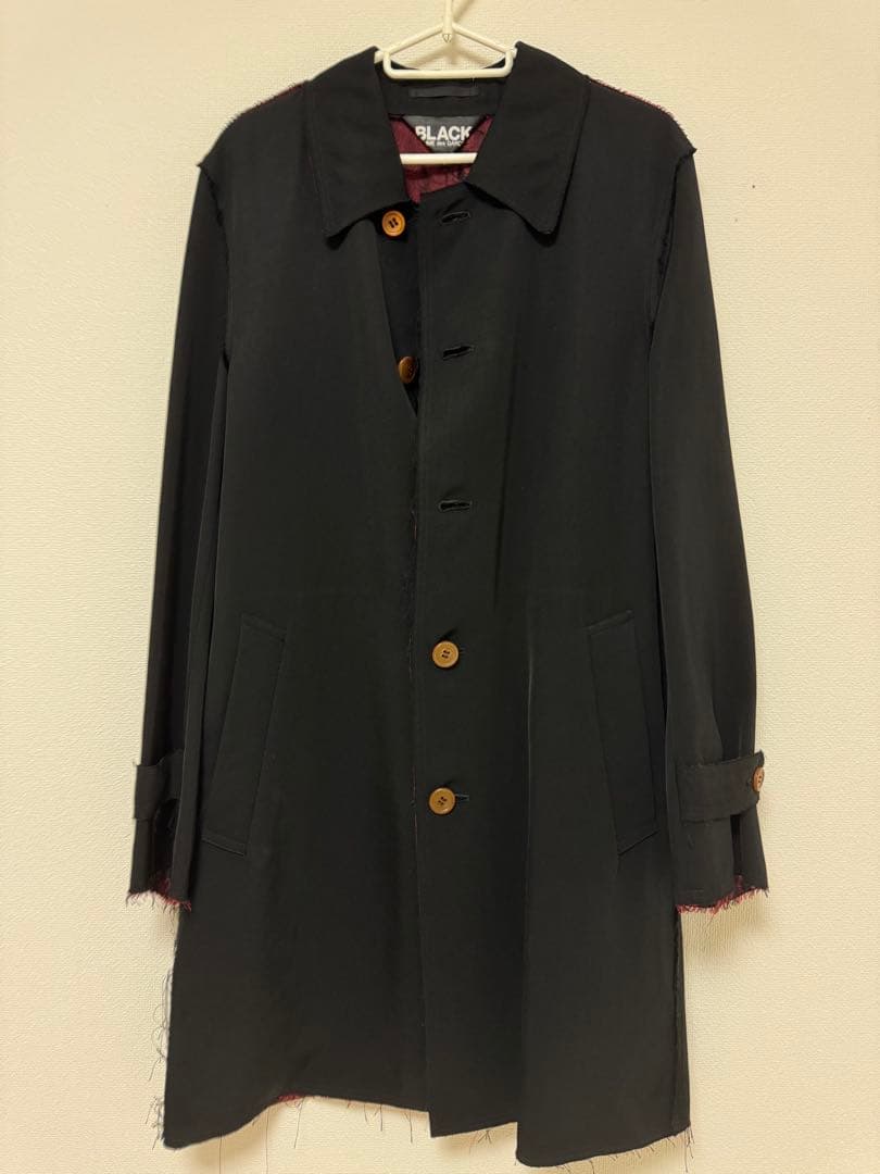 美品BLACK COMME des GARÇONS ロングコート AD2021