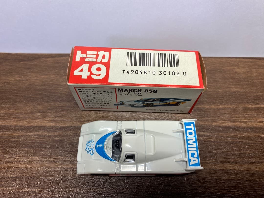 デ*売様 トミカ赤箱 MARCH 85G 日本製