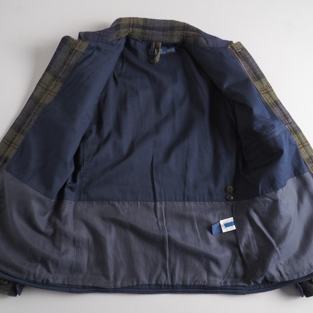 ラルフローレン　ウールジャケット　カバーオール　チェック柄　美品
