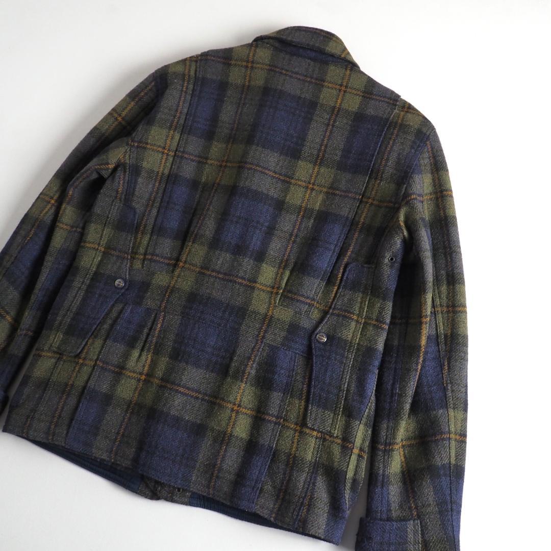 ラルフローレン　ウールジャケット　カバーオール　チェック柄　美品