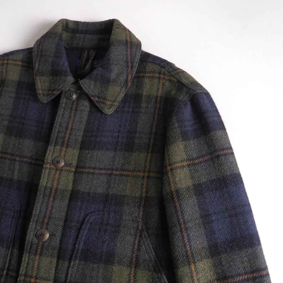ラルフローレン　ウールジャケット　カバーオール　チェック柄　美品