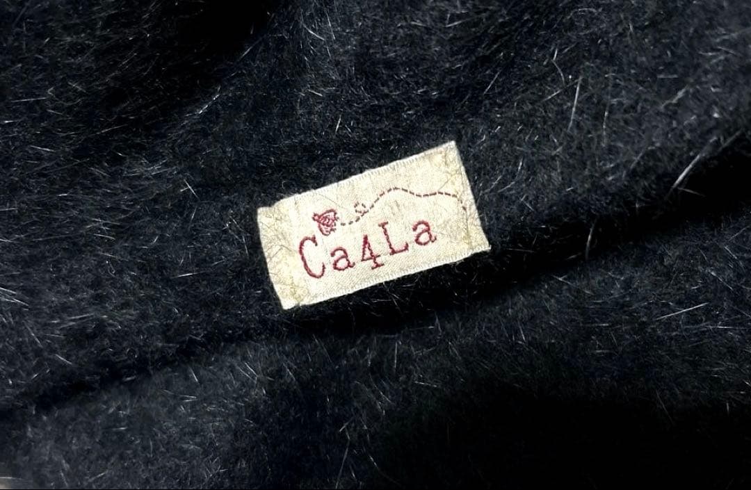 CA4LA ダブルポンポンアンゴラベレー帽