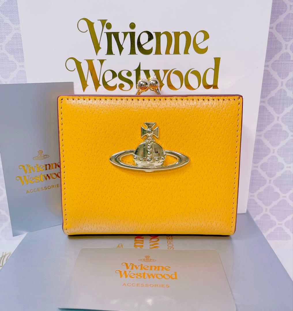 【金運✨️幸運ショッパー付】新品 Vivienne Westwood 二折財布