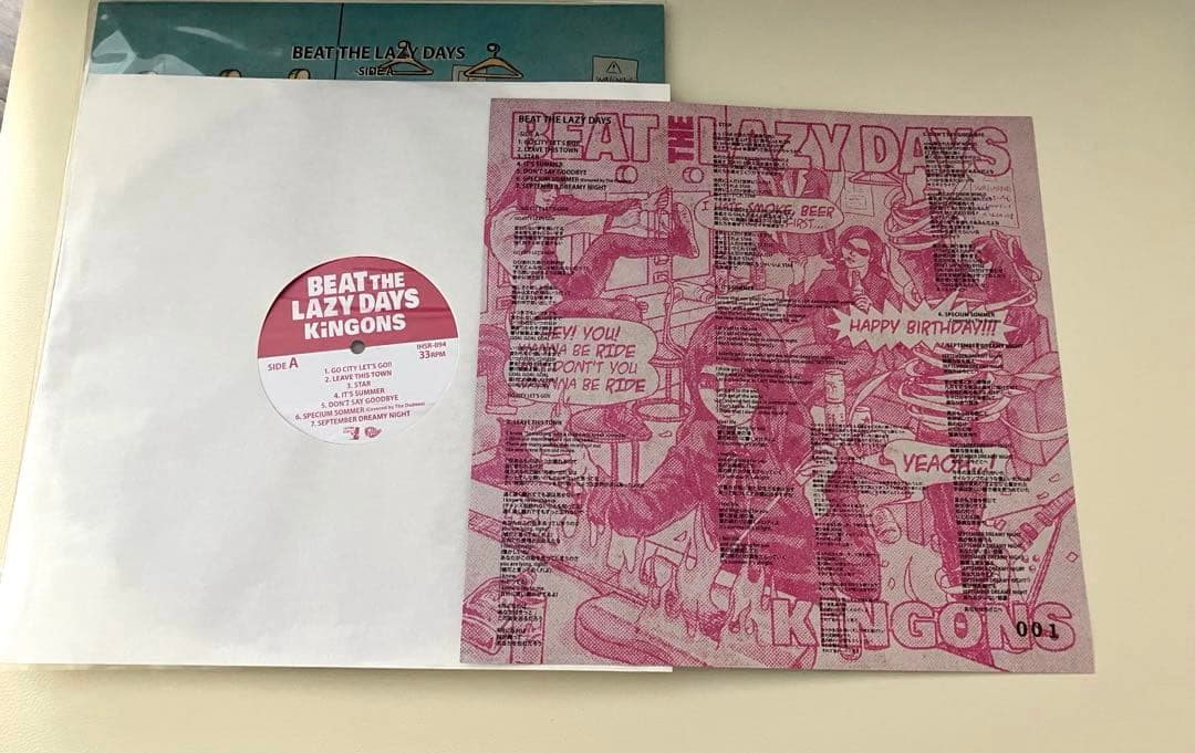 激レア 新品 シリアルNO入り限定盤 キンゴンズ ライブ会場限定 レコード LP