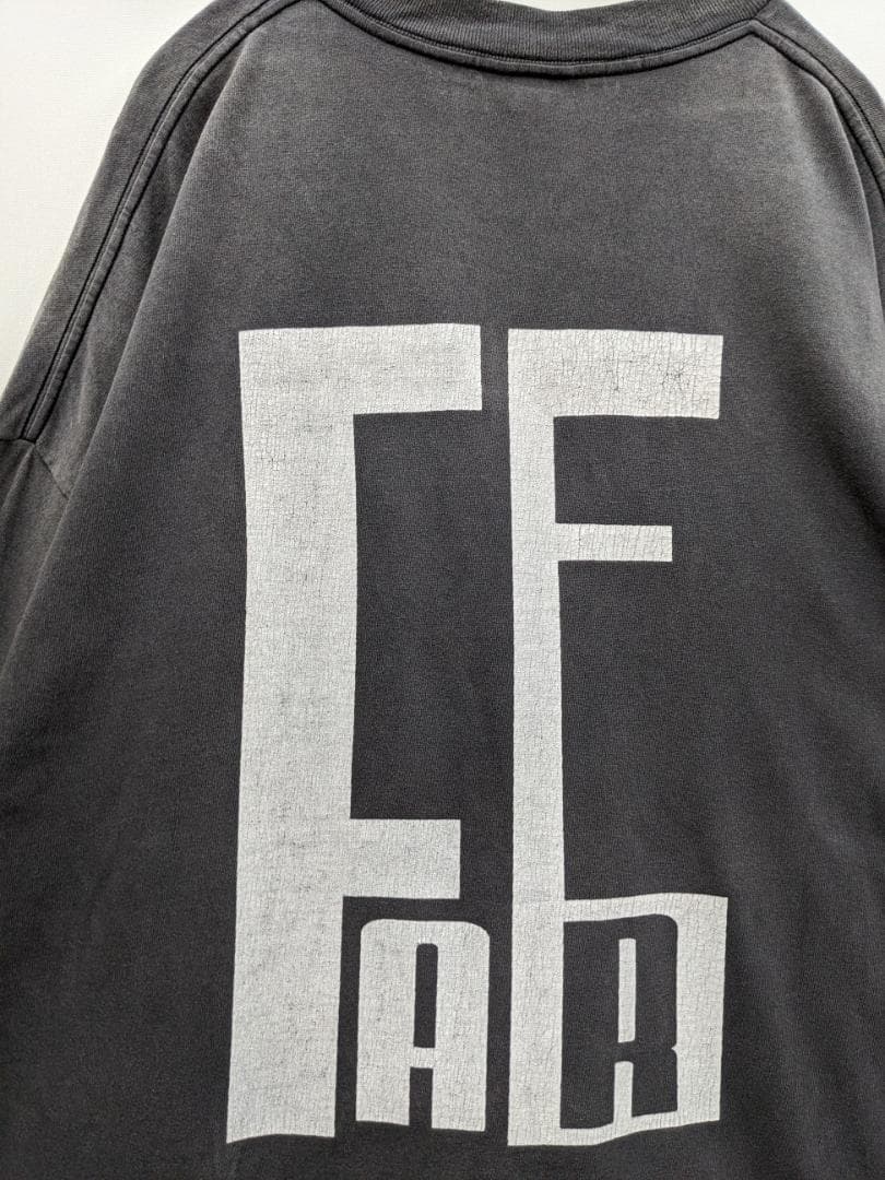 セントマイケル×FOG/ロゴプリントロンT/フェード・グランジ/ビッグシルエット