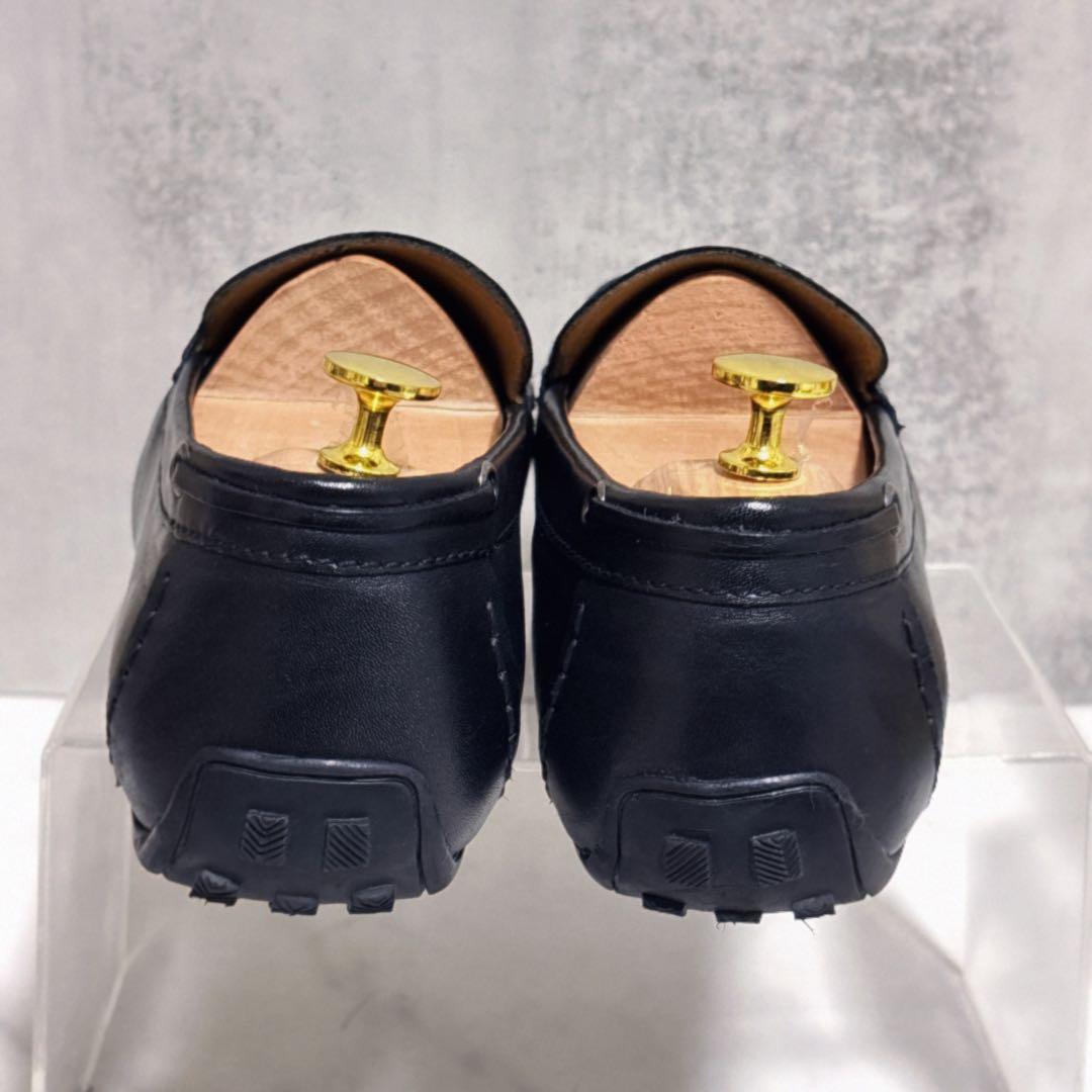 美品 アルフレッドバニスター スタンダードドライビングシューズ レザー ブラック