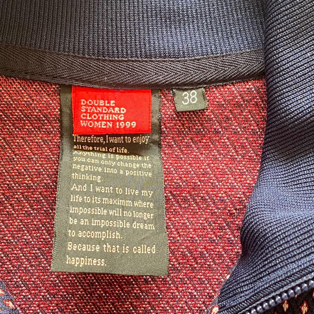 ダブルスタンダードクロージング　ジャージ　トップス　ジップアップ　チェリー刺繍