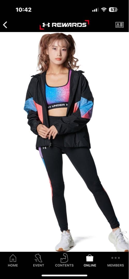 UNDER ARMOUR トレーニングウェア Mセットアップコールドギア