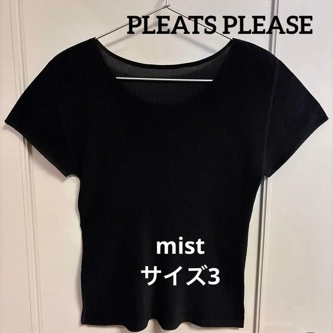 【美品】PLEATS PLEASE ミスト　サイズ3 黒