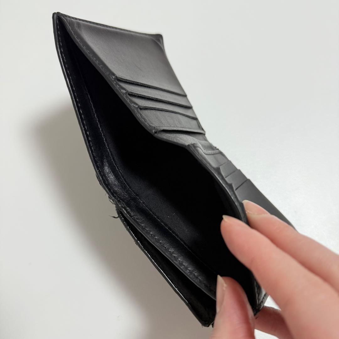 Maison Margiela 財布 二つ折り 黒 ウォレット