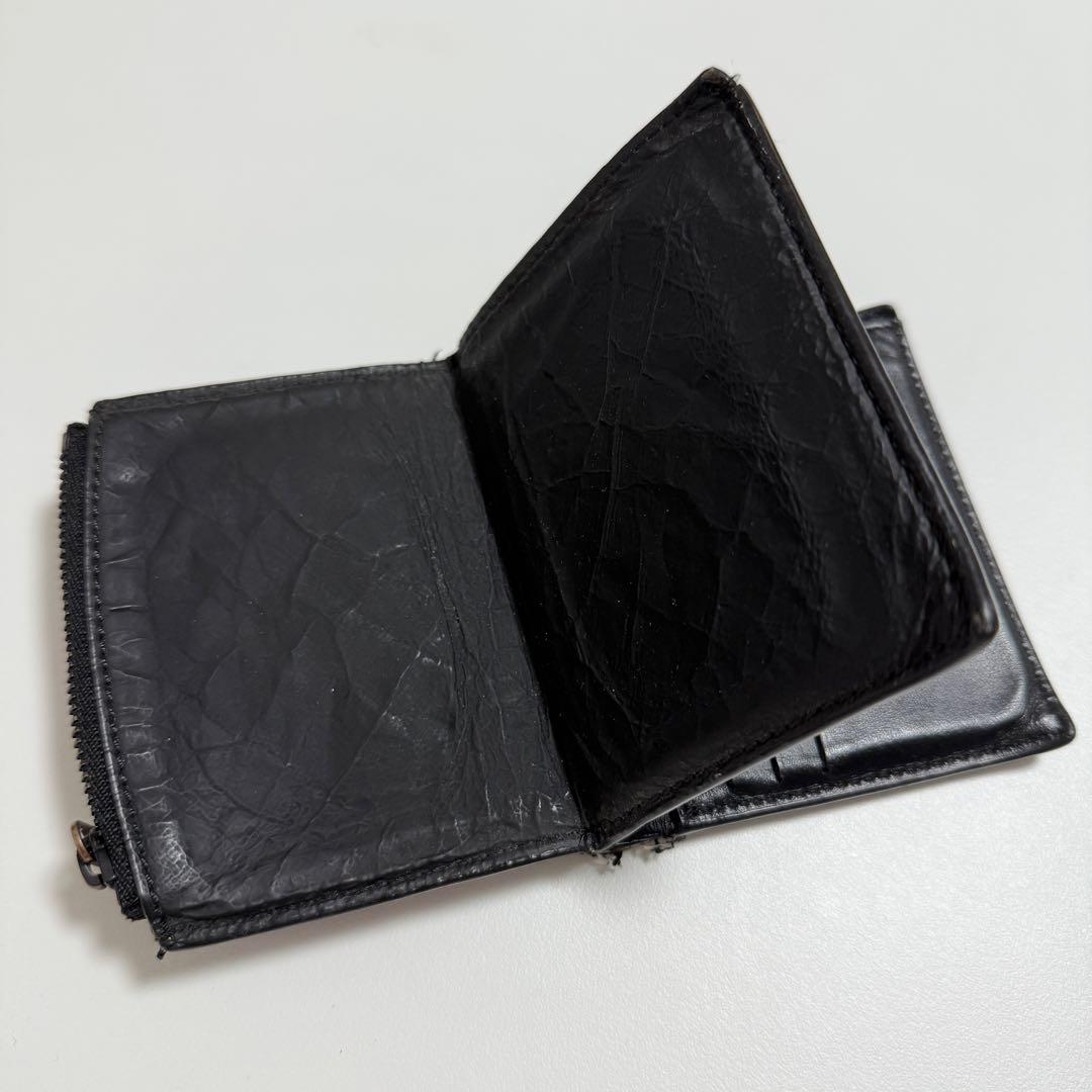 Maison Margiela 財布 二つ折り 黒 ウォレット
