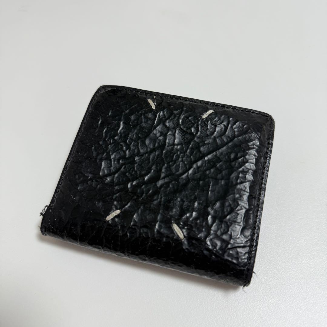 Maison Margiela 財布 二つ折り 黒 ウォレット