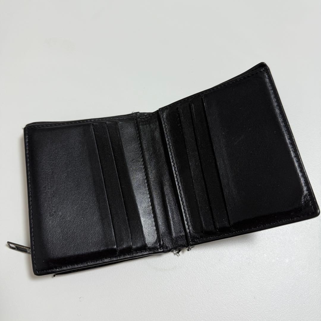 Maison Margiela 財布 二つ折り 黒 ウォレット