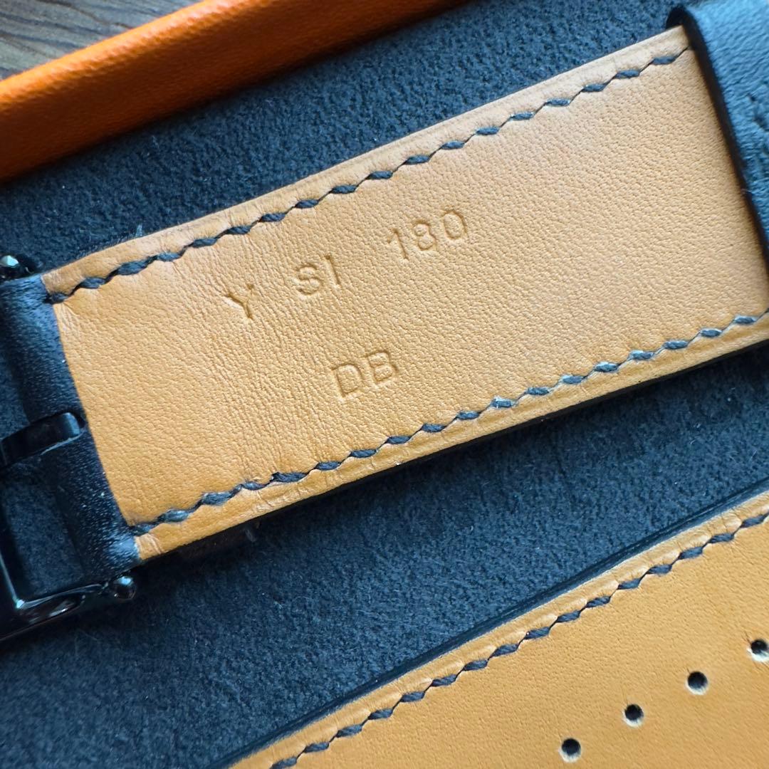 2644 ほぼ未使用　Apple Watch エルメス　ブラック　レザー