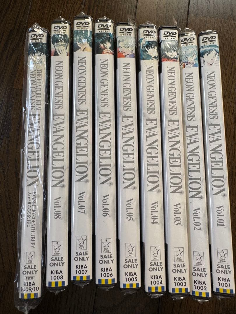 エヴァンゲリオンコミック1～12巻＋1冊★DVDVol.1～8＋1枚★セット売り