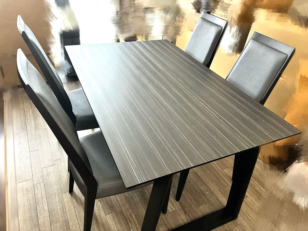 ②美品　カリモク　ダイニングチェア1脚