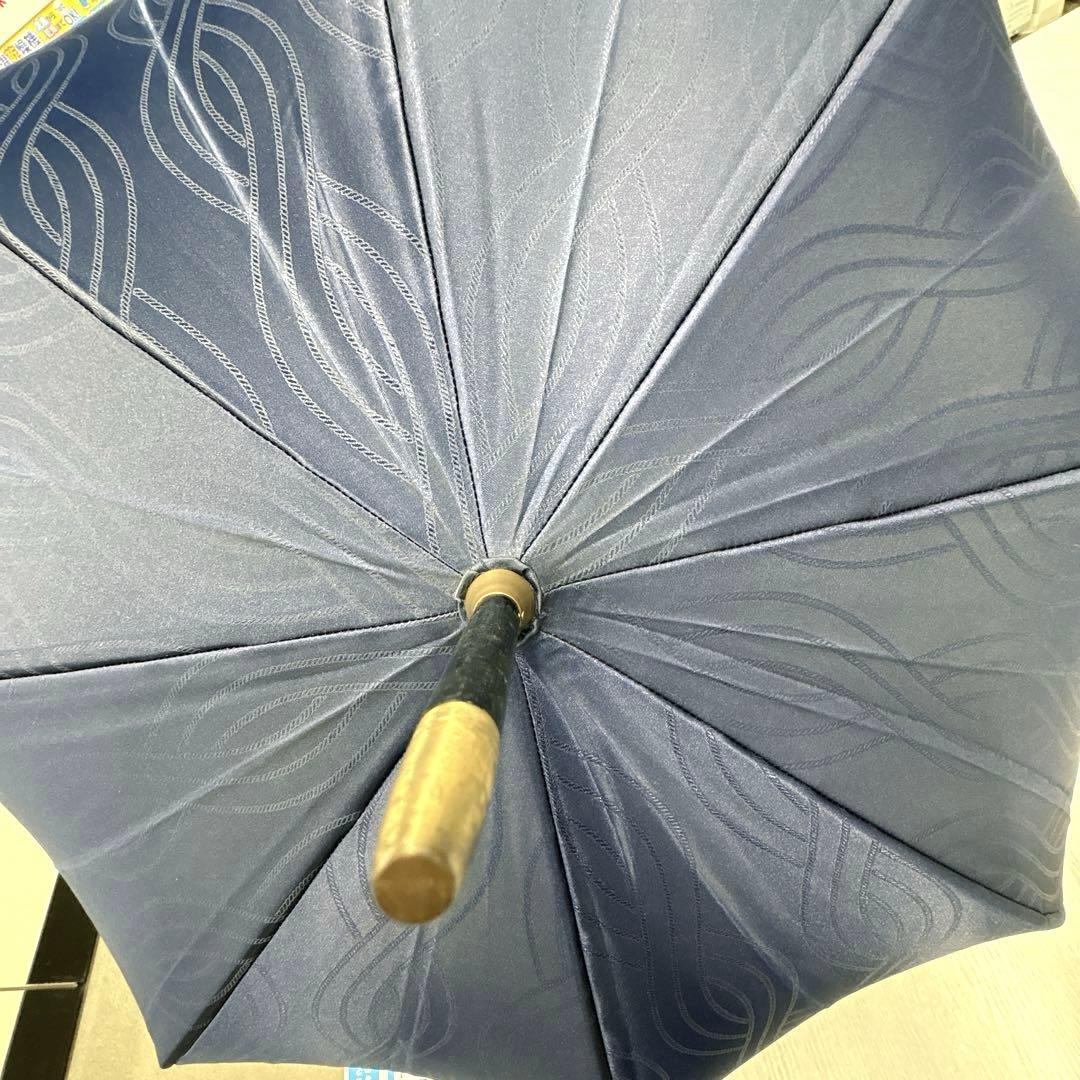 ヴィンテージ✨️未使用✨️FENDI フェンディ　雨傘　FFロゴ 花柄 ネイビー