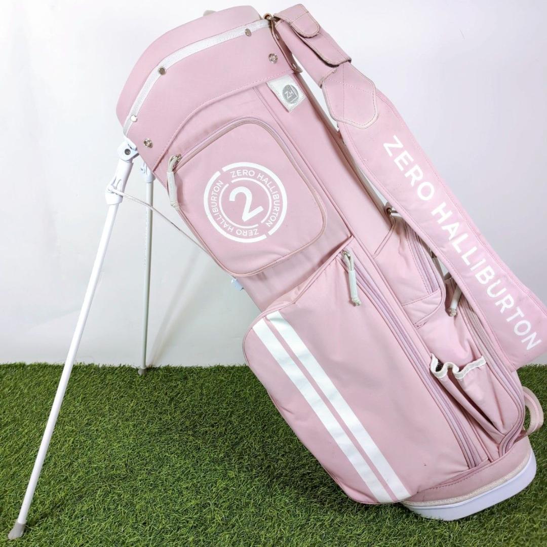 ZERO HALLIBURTON ゼロハリバートン ゴルフキャディバッグ ピンク