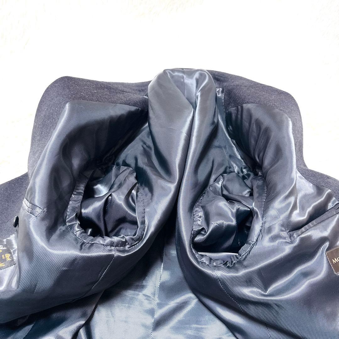 vintage チェスターコート XL カシミヤ混　90s ロング丈　未使用級