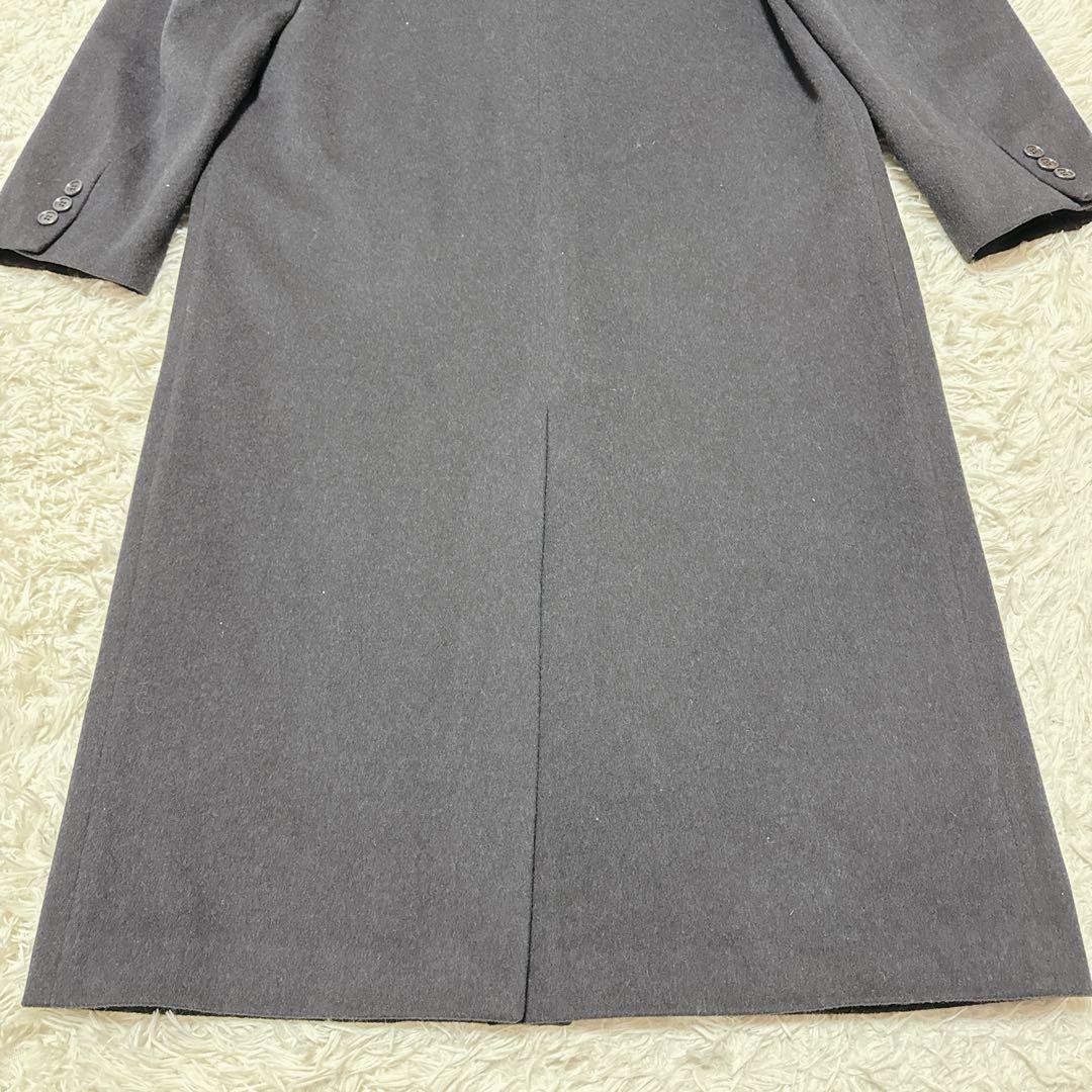 vintage チェスターコート XL カシミヤ混　90s ロング丈　未使用級