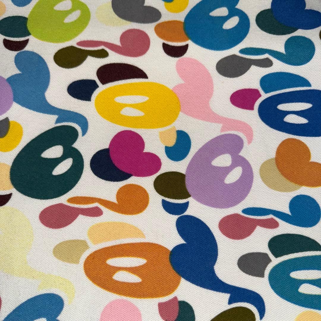 激レア APE BABY MILO エイプ ベビー ミロ 総柄 ポロシャツ M