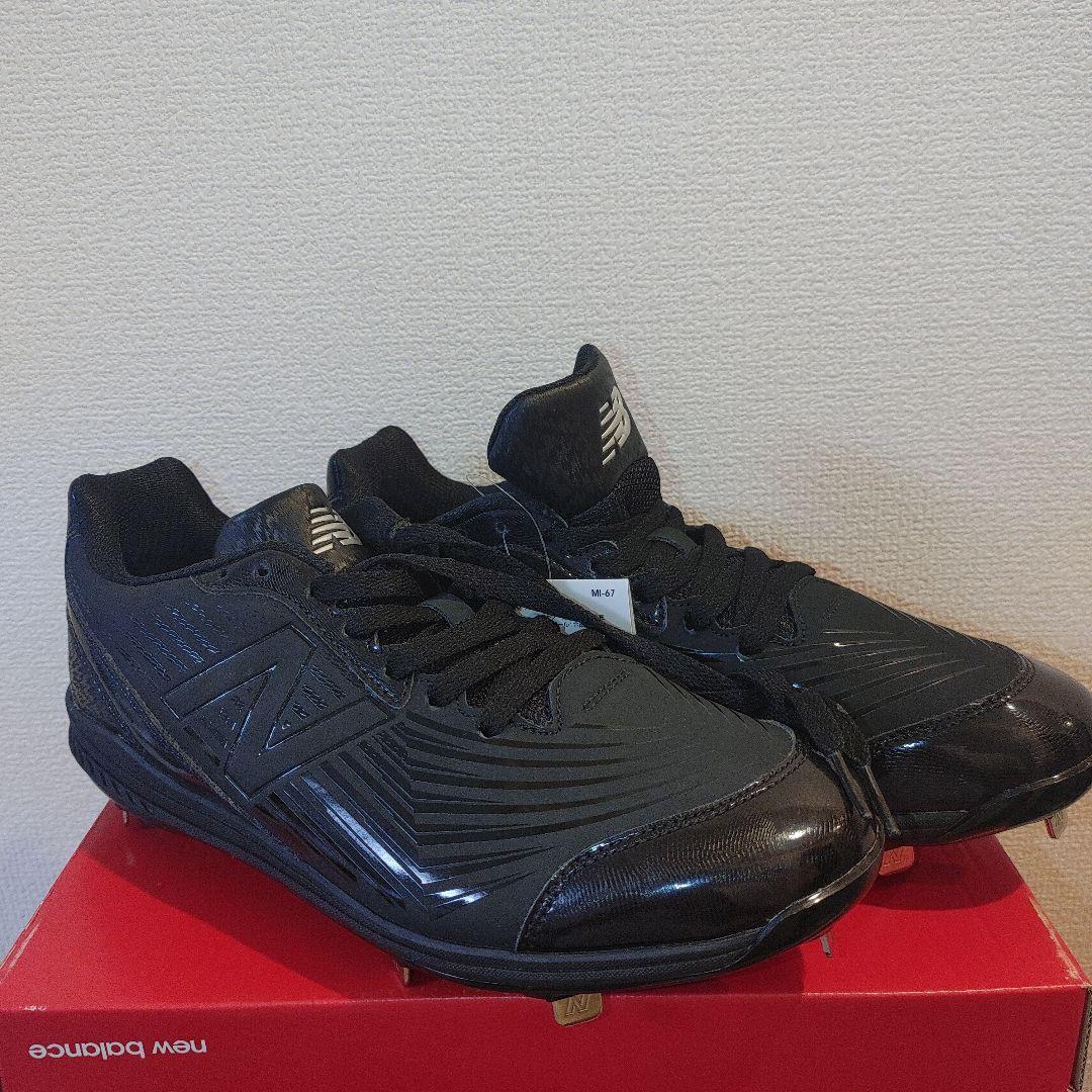 ニューバランス　野球　スパイク 26.5センチ　ブラック　金具 高校野球対応