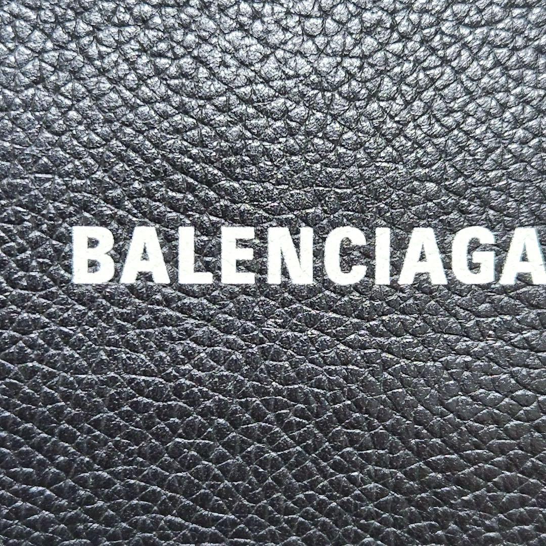 ✨極美品✨バレンシアガ　マネークリップ　ブラック　レザー　二つ折り