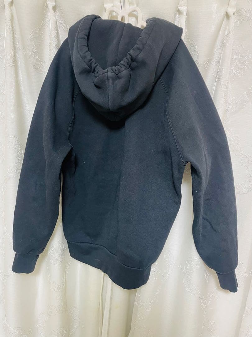 BURBERRY ダークグレー フード付きパーカー XS