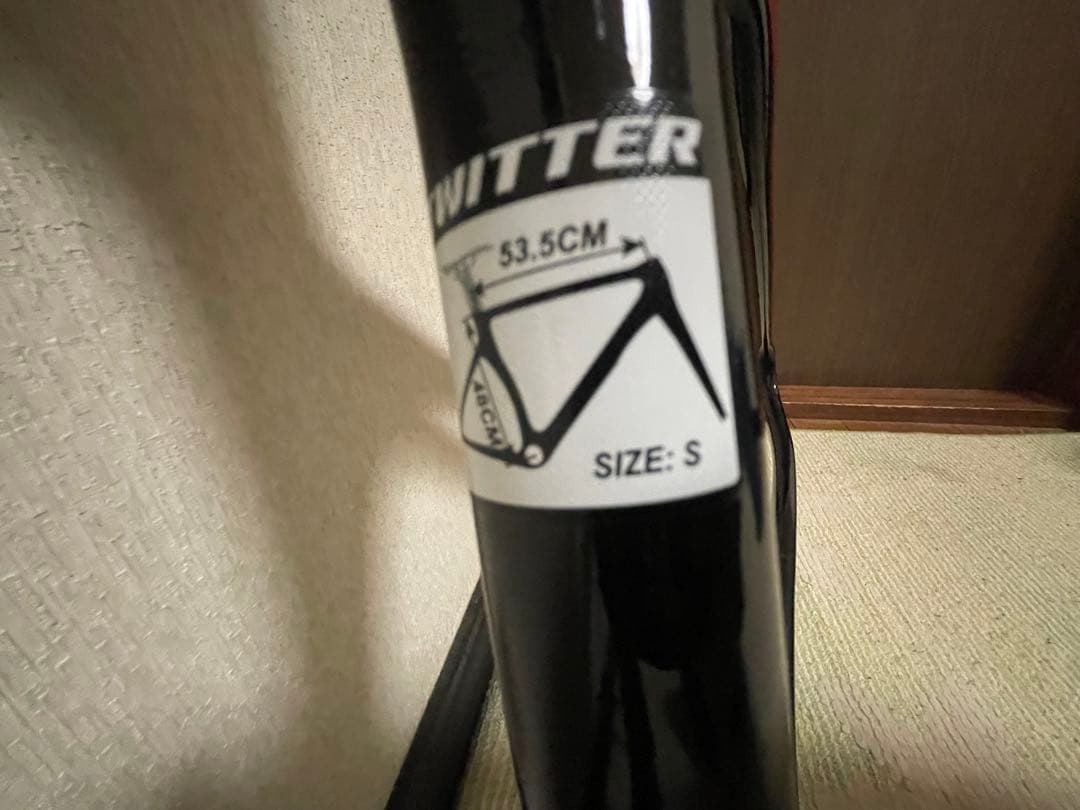 TWITTER ロードバイクフレーム サイズS