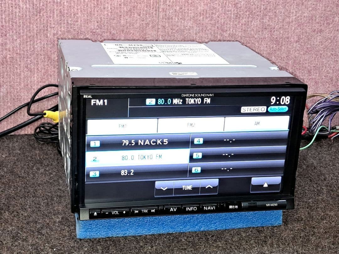 タッチ新品★三菱電機 NR-MZ90 BT対応・DVD再生・地デジTV★動作良好