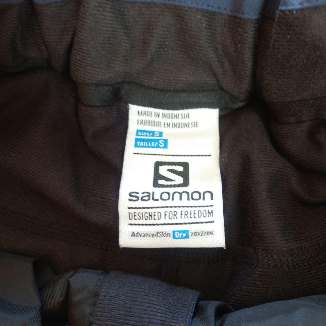 Salomon スキーウェア 上下　ライムイエロー/ネイビーS（日本M）