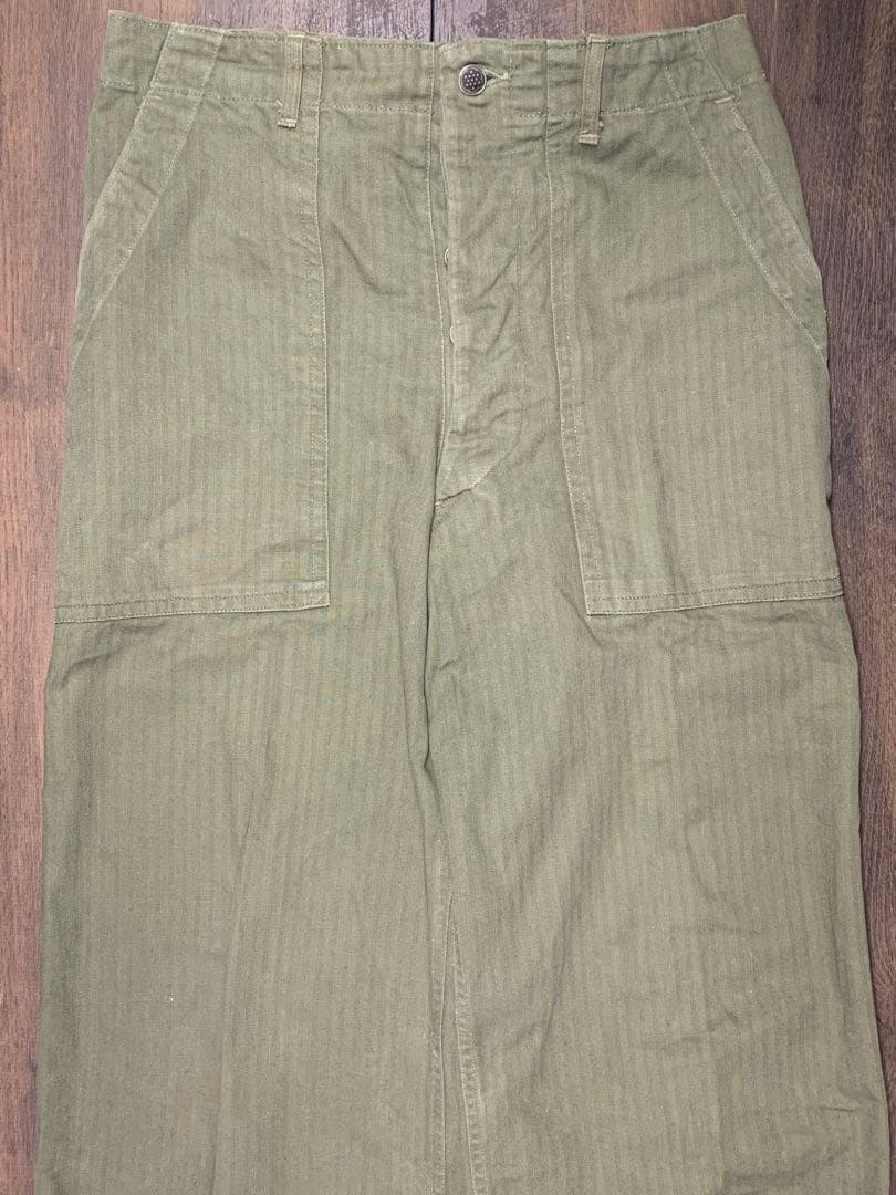 40s US M-47 HBT ベイカーパンツ ヘリンボーン 13スター